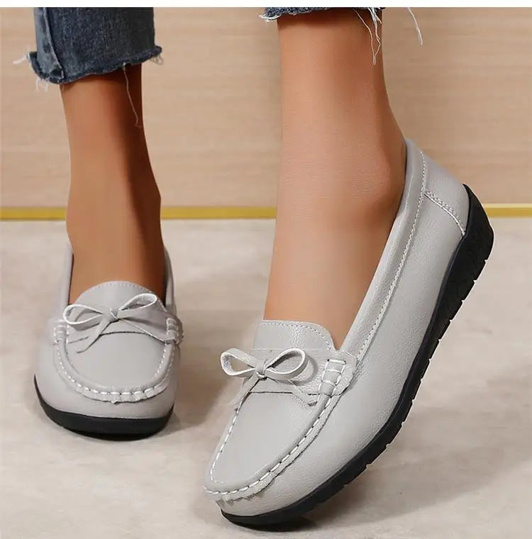 Damen-Ballerinas aus echtem Leder – Bequem und lässig