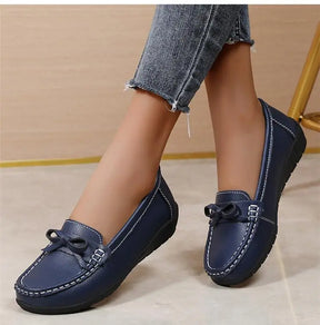 Damen-Ballerinas aus echtem Leder – Bequem und lässig
