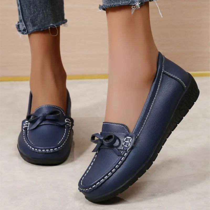Damen-Ballerinas aus echtem Leder – Bequem und lässig