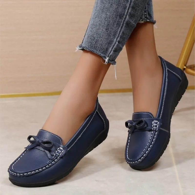 Damen-Ballerinas aus echtem Leder – Bequem und lässig